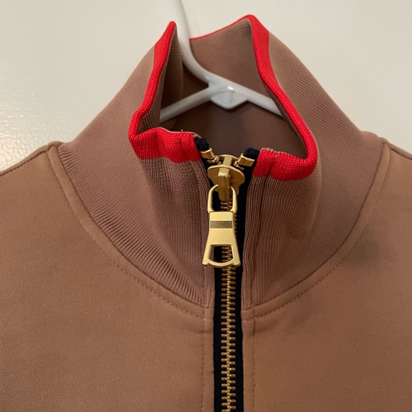 FiveSeventyFive Track Jacket in Tan - Picture 3 of 9